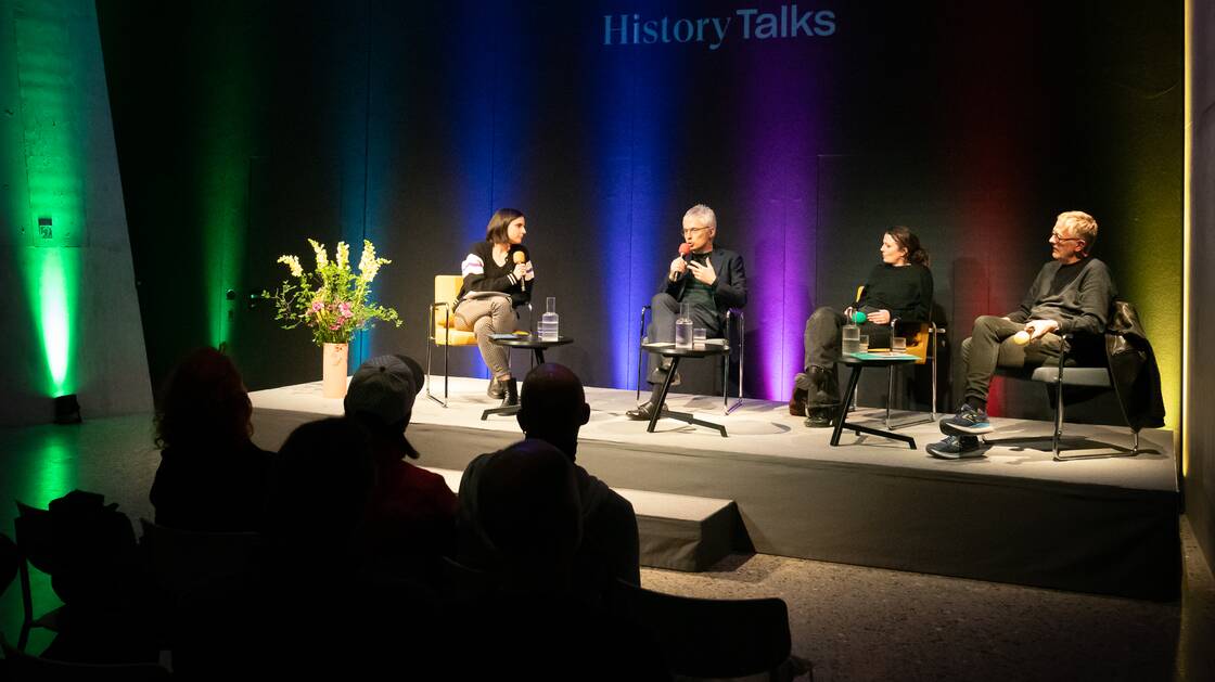 Von Rock bis Techno: Die Sprengkraft von Tonträgern und Tönen | Kulturjournalist Tobi Müller | Historiker Erich Keller | DJ Rosanna Grüter | Moderation Theresa Beyer | © Schweizerisches Nationalmuseum