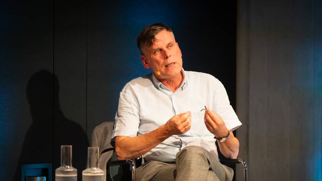 Verbrechen und Strafe – eine lange Geschichte | Literaturwissenschafter: Manuel Bauer| Historiker: Joachim Eibach | Moderation: Claudia Mäder | © Schweizerisches Nationalmuseum