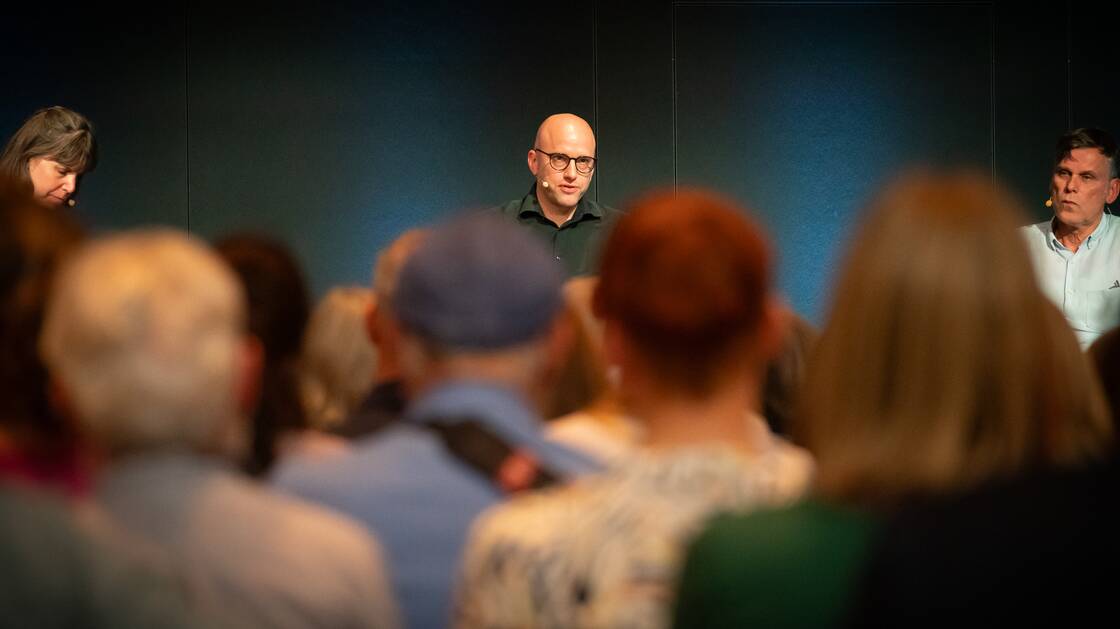 Verbrechen und Strafe – eine lange Geschichte | Literaturwissenschafter: Manuel Bauer| Historiker: Joachim Eibach | Moderation: Claudia Mäder | © Schweizerisches Nationalmuseum