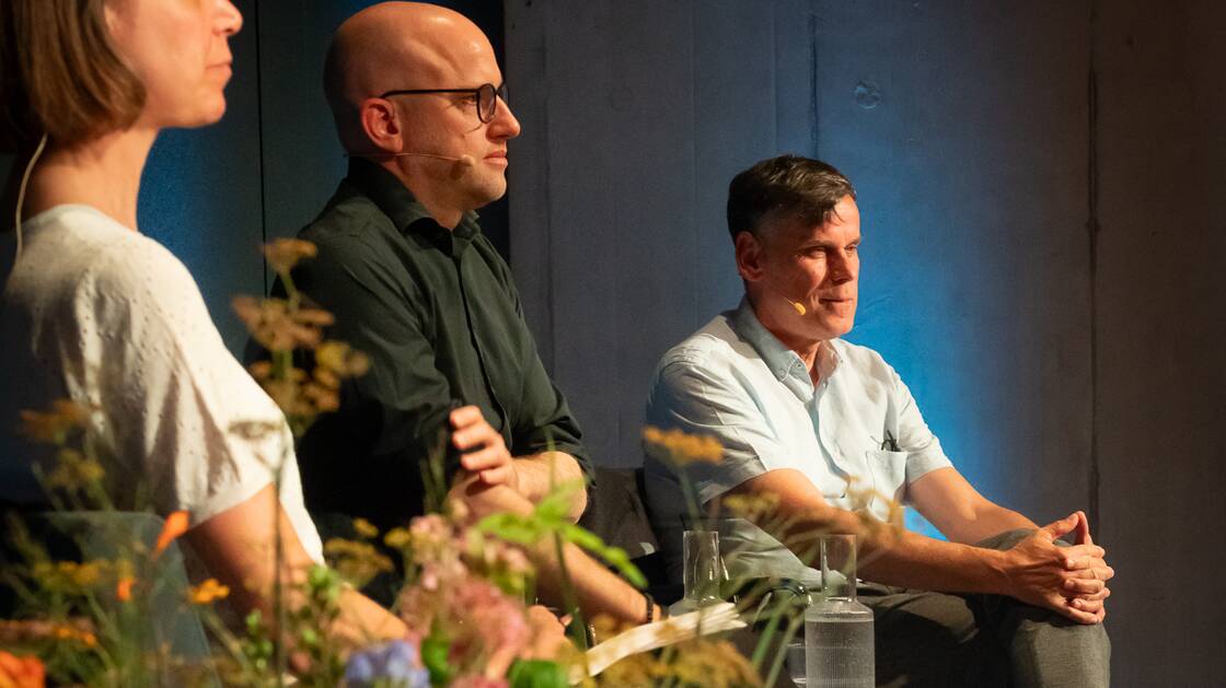 Verbrechen und Strafe – eine lange Geschichte | Literaturwissenschafter: Manuel Bauer| Historiker: Joachim Eibach | Moderation: Claudia Mäder | © Schweizerisches Nationalmuseum