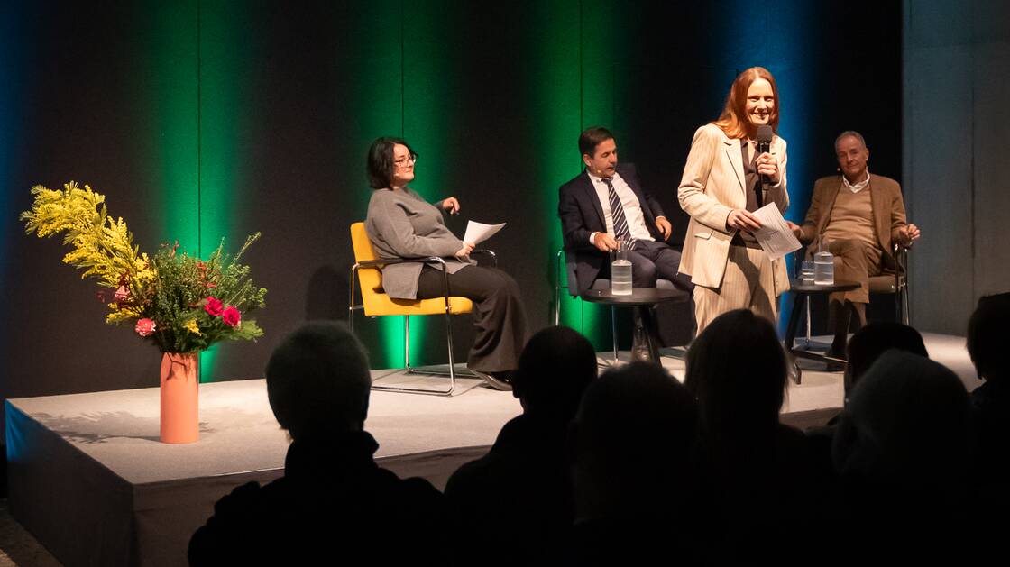 Kann die Schweiz noch entscheiden? | Tim Guldimann, Politikwissenschaftler und Diplomat  | Walter Thurnherr, ehemalige Bundeskanzler und Dozent für Staatswissenschaft | © Schweizerisches Nationalmuseum