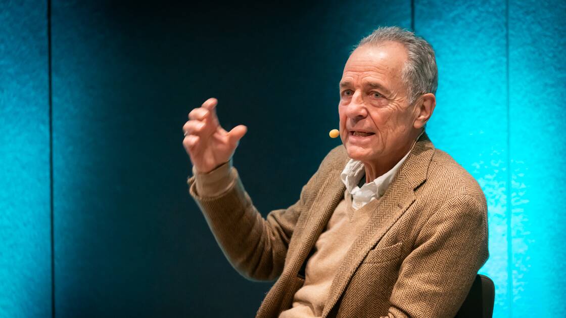 Kann die Schweiz noch entscheiden? | Tim Guldimann, Politikwissenschaftler und Diplomat  | Walter Thurnherr, ehemalige Bundeskanzler und Dozent für Staatswissenschaft | © Schweizerisches Nationalmuseum