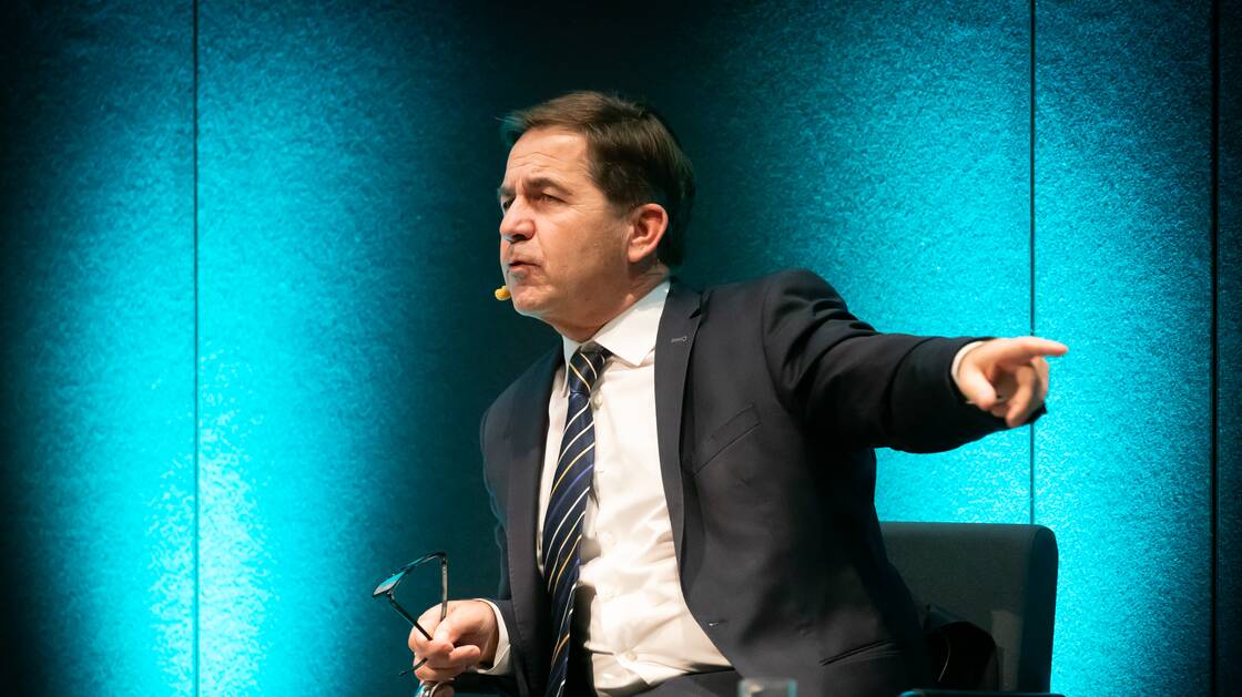 Kann die Schweiz noch entscheiden? | Tim Guldimann, Politikwissenschaftler und Diplomat  | Walter Thurnherr, ehemalige Bundeskanzler und Dozent für Staatswissenschaft | © Schweizerisches Nationalmuseum