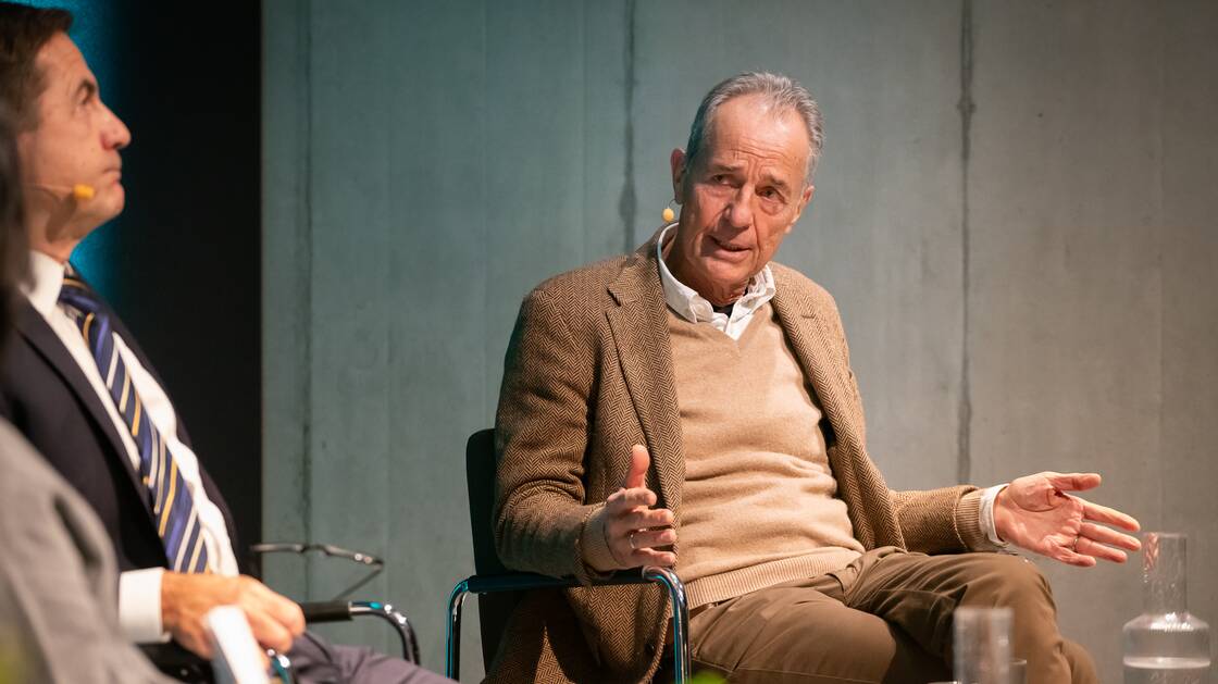 Kann die Schweiz noch entscheiden? | Tim Guldimann, Politikwissenschaftler und Diplomat  | Walter Thurnherr, ehemalige Bundeskanzler und Dozent für Staatswissenschaft | © Schweizerisches Nationalmuseum