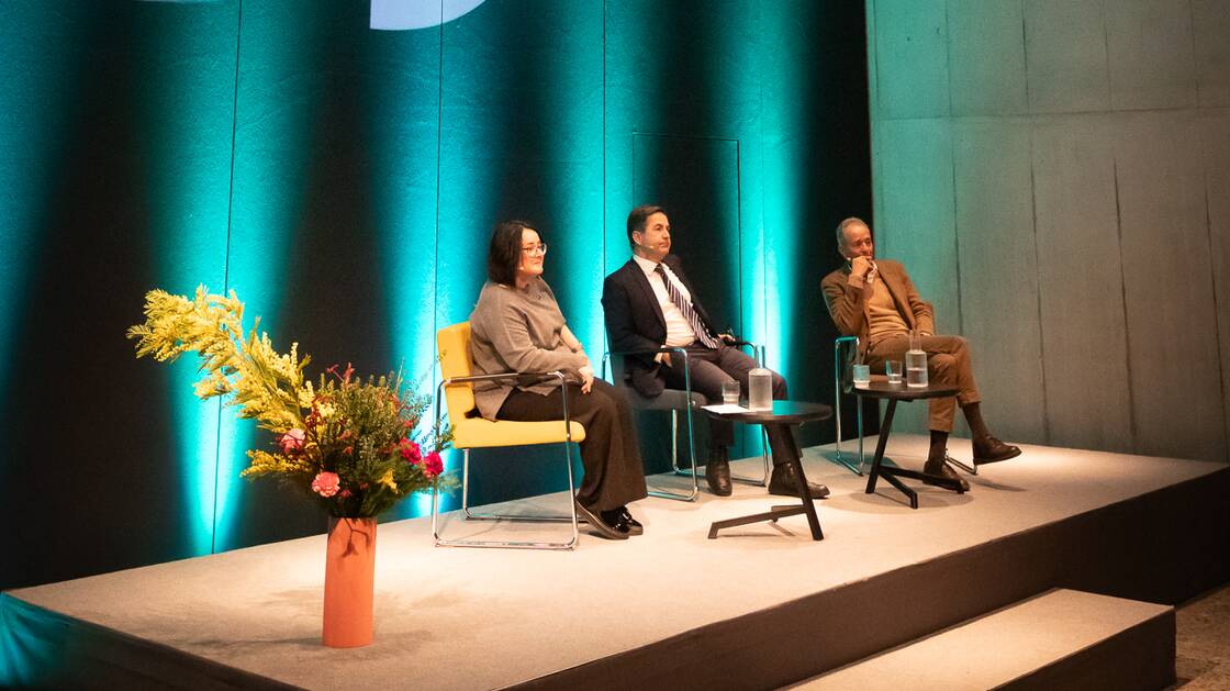 Kann die Schweiz noch entscheiden? | Tim Guldimann, Politikwissenschaftler und Diplomat  | Walter Thurnherr, ehemalige Bundeskanzler und Dozent für Staatswissenschaft | © Schweizerisches Nationalmuseum