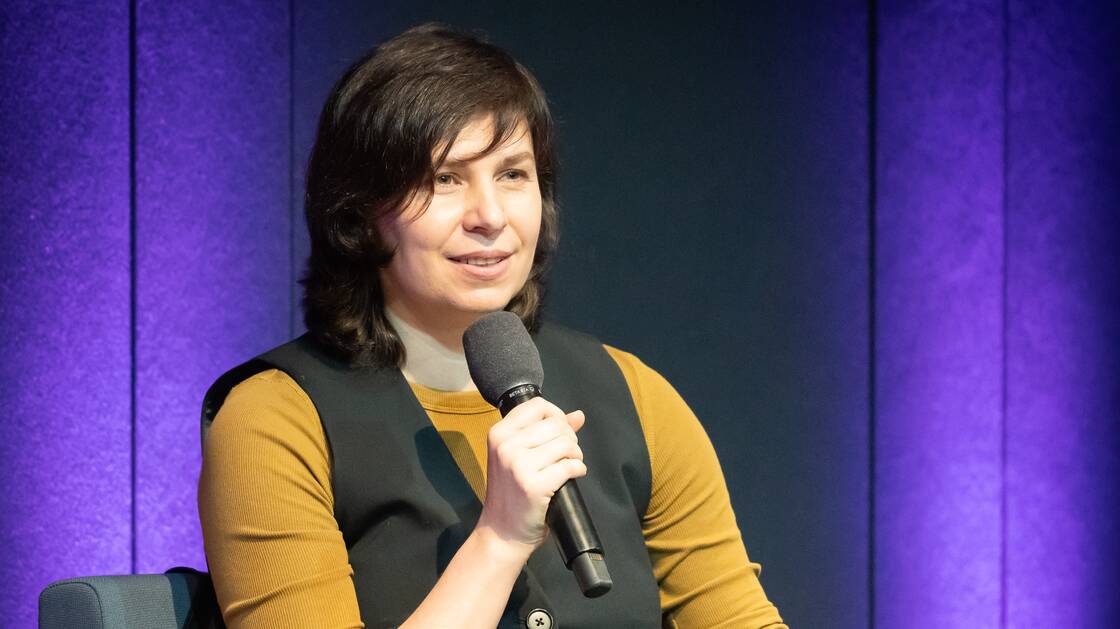 Biografie, Krieg und Diktatur| Schriftstellerin, Tanja Maljartschuk | Historikerin, Botakoz Kassymbekova | Moderation: Anna Jikhareva, Journalistin | © Schweizerisches Nationalmuseum