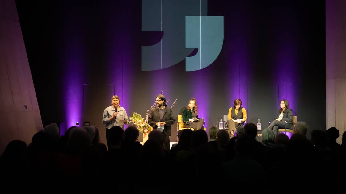 Biografie, Krieg und Diktatur| Schriftstellerin, Tanja Maljartschuk | Historikerin, Botakoz Kassymbekova | Moderation: Anna Jikhareva, Journalistin | © Schweizerisches Nationalmuseum