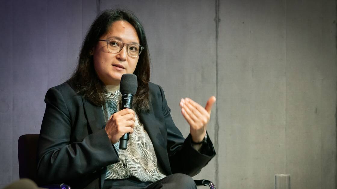 Biografie, Krieg und Diktatur| Schriftstellerin, Tanja Maljartschuk | Historikerin, Botakoz Kassymbekova | Moderation: Anna Jikhareva, Journalistin | © Schweizerisches Nationalmuseum