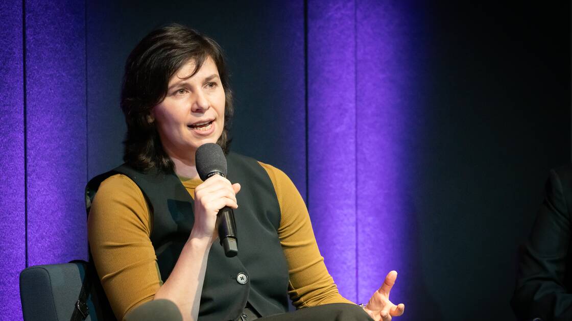 Biografie, Krieg und Diktatur| Schriftstellerin, Tanja Maljartschuk | Historikerin, Botakoz Kassymbekova | Moderation: Anna Jikhareva, Journalistin | © Schweizerisches Nationalmuseum