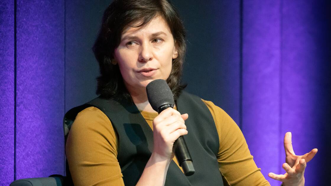 Biografie, Krieg und Diktatur| Schriftstellerin, Tanja Maljartschuk | Historikerin, Botakoz Kassymbekova | Moderation: Anna Jikhareva, Journalistin | © Schweizerisches Nationalmuseum