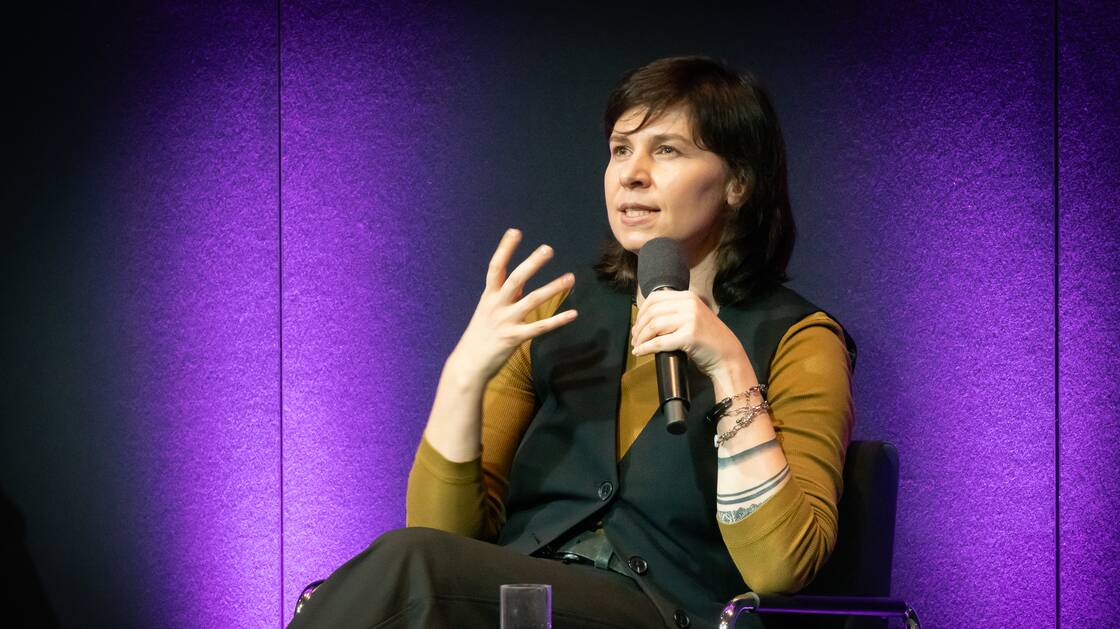 Biografie, Krieg und Diktatur| Schriftstellerin, Tanja Maljartschuk | Historikerin, Botakoz Kassymbekova | Moderation: Anna Jikhareva, Journalistin | © Schweizerisches Nationalmuseum