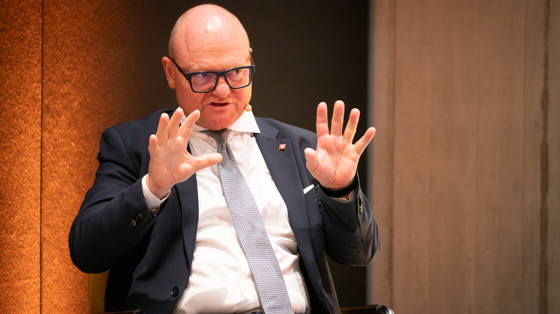 Statistik, Wohlstand und Demokratie | Historiker Matthieu Leimgruber | Statistiker Georges-Simon Ulrich | Moderation: Christina Neuhaus | © Schweizerisches Nationalmuseum