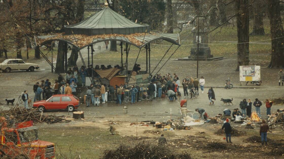Platzspitzpark 1989 | © Schweizerisches Nationalmuseum