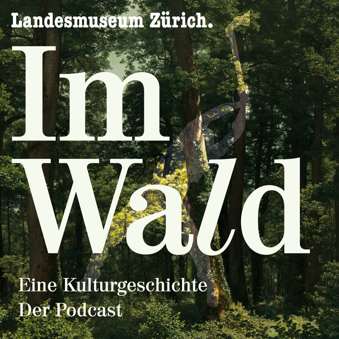 Key-Visual der Ausstellung "Im Wald"