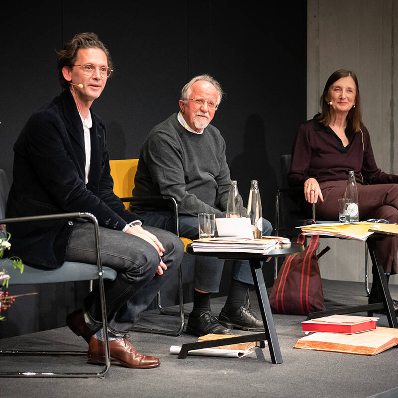 Juri Steiner, Werner Oechslin und Bice Curiger