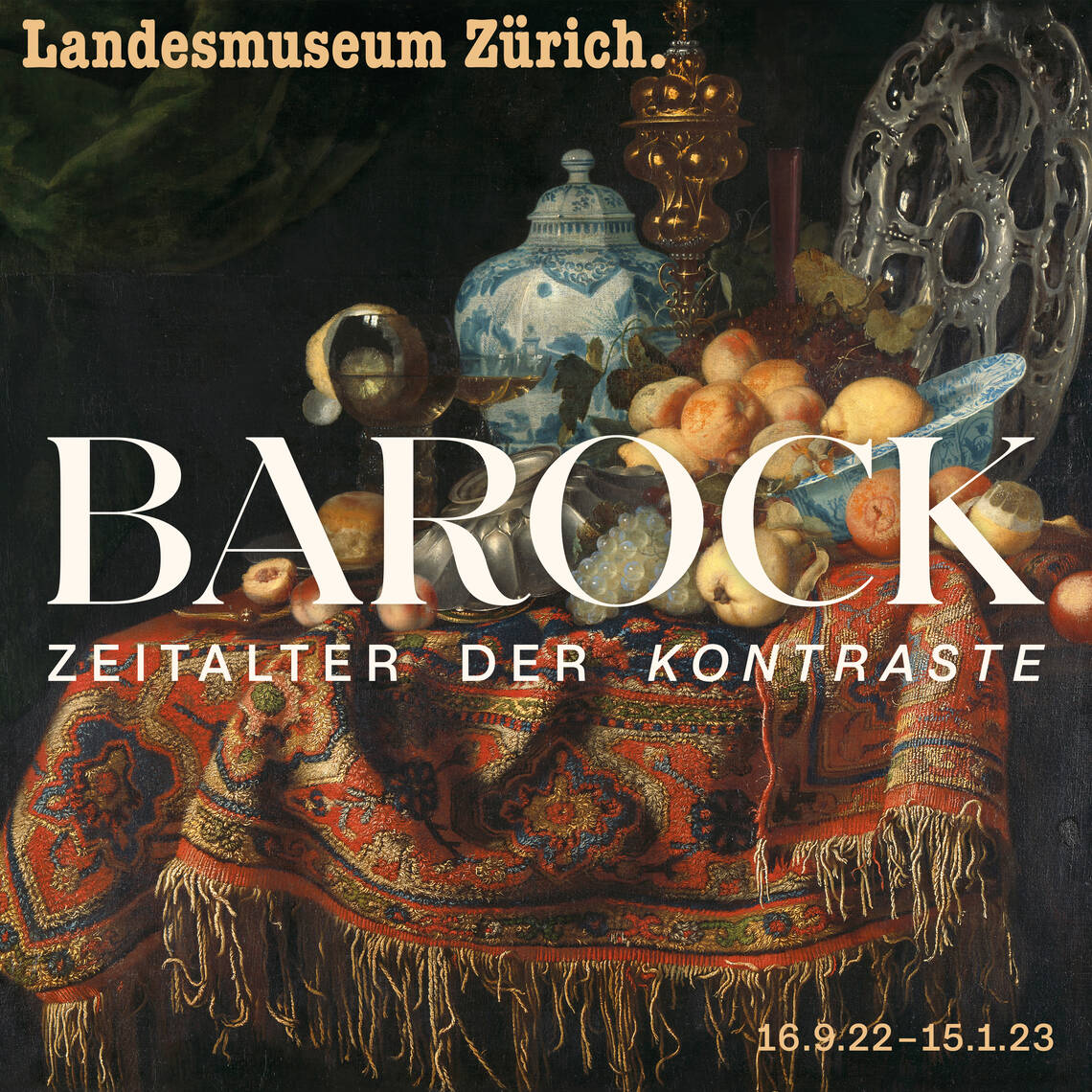 Key-Visual der Ausstellung "Barock. Zeitalter der Kontraste"