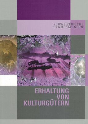Titelseite der Publikation "Erhaltung von Kulturgütern"