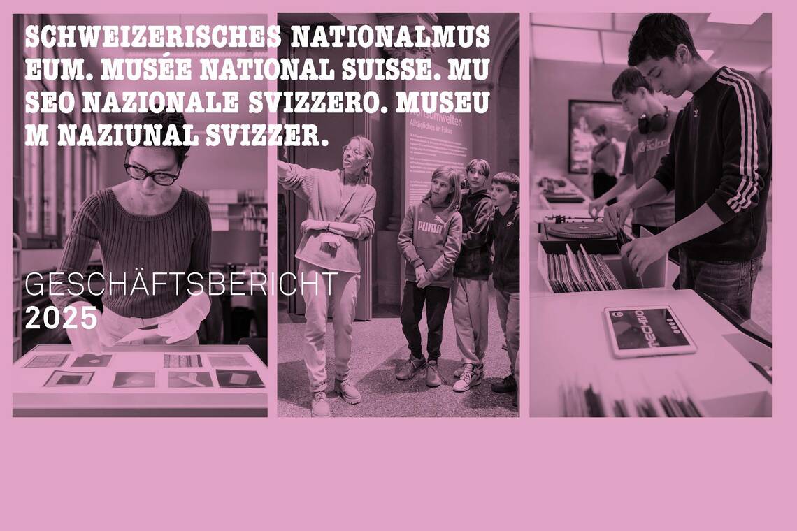 Titelseite des Geschäftbericht SNM