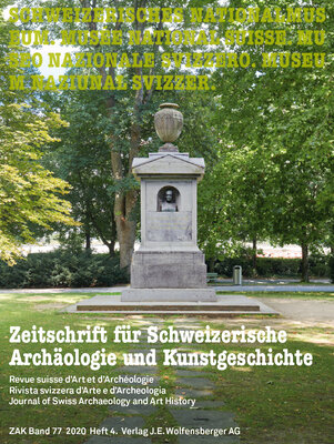 Front page of the Journal of Swiss Archaeology and Art History ZAK 4-2020