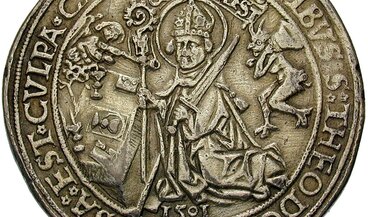 Sion, Bm. Matthäus Schiner (1499-1522). Double thaler 1501, so-called Messtaler, silver, minted.