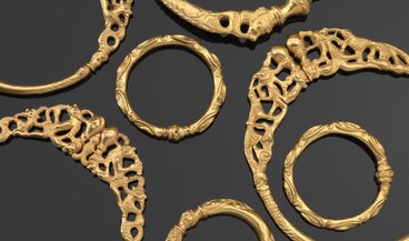 Hals- und Armringe aus Gold. Eisenzeit, Mittellatènezeit. Fundort: Erstfeld / UR. Depositum des Kantons Uri | © Schweizerisches Nationalmuseum